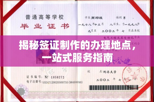 绥阳揭秘签证制作的办理地点，一站式服务指南